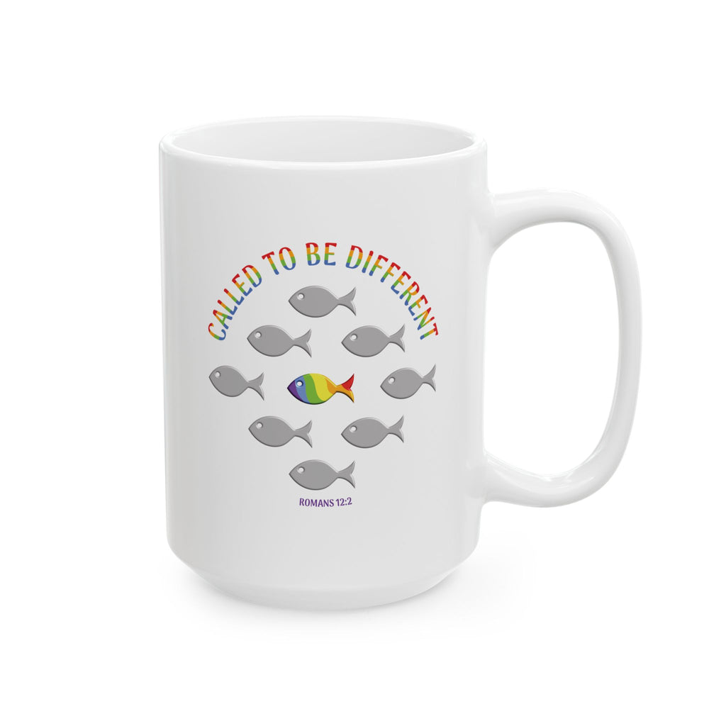 Personalized Gay Mugs, LGBTQ subtle pride merch, Pride Month Rainbow Cup