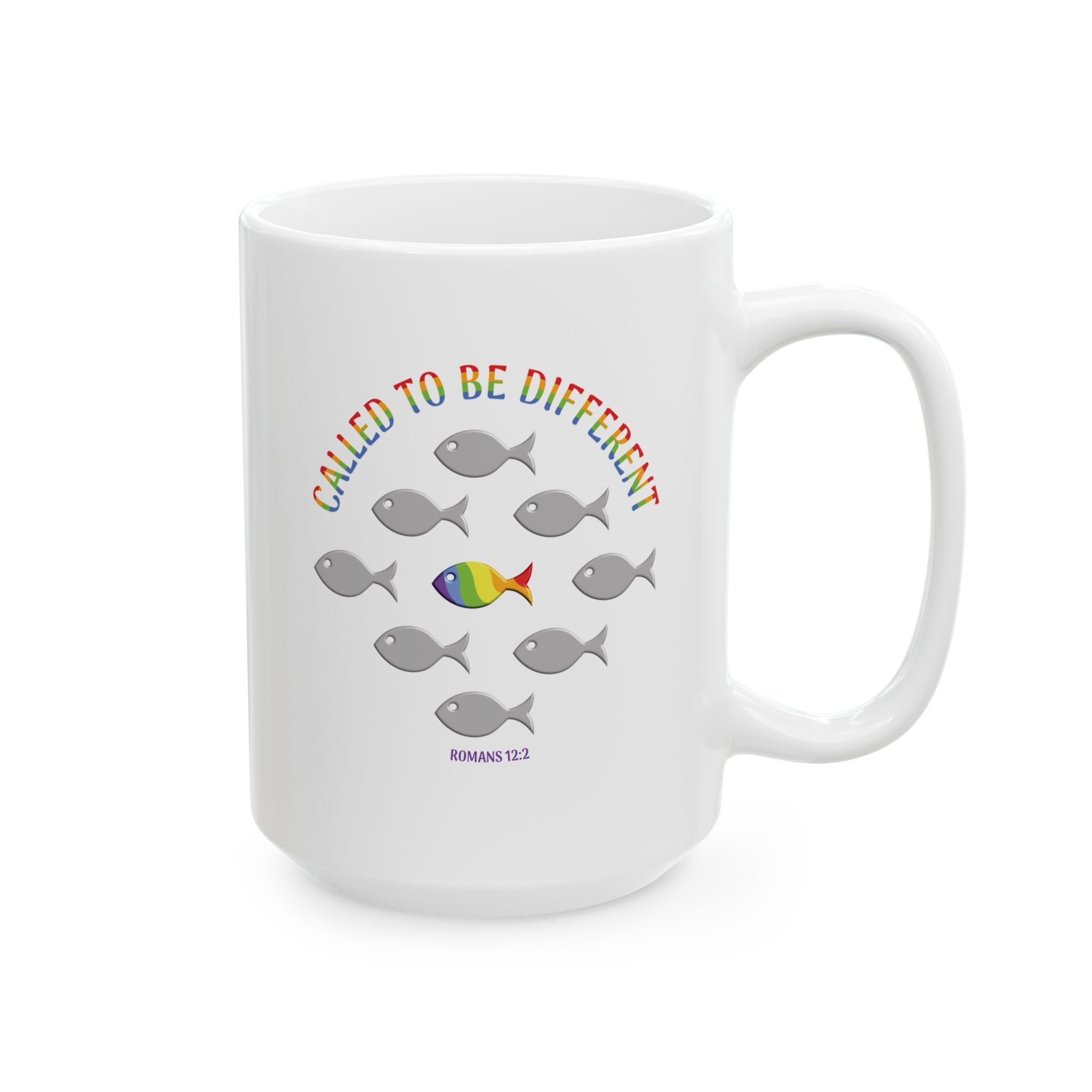 Personalized Gay Mugs, LGBTQ subtle pride merch, Pride Month Rainbow Cup