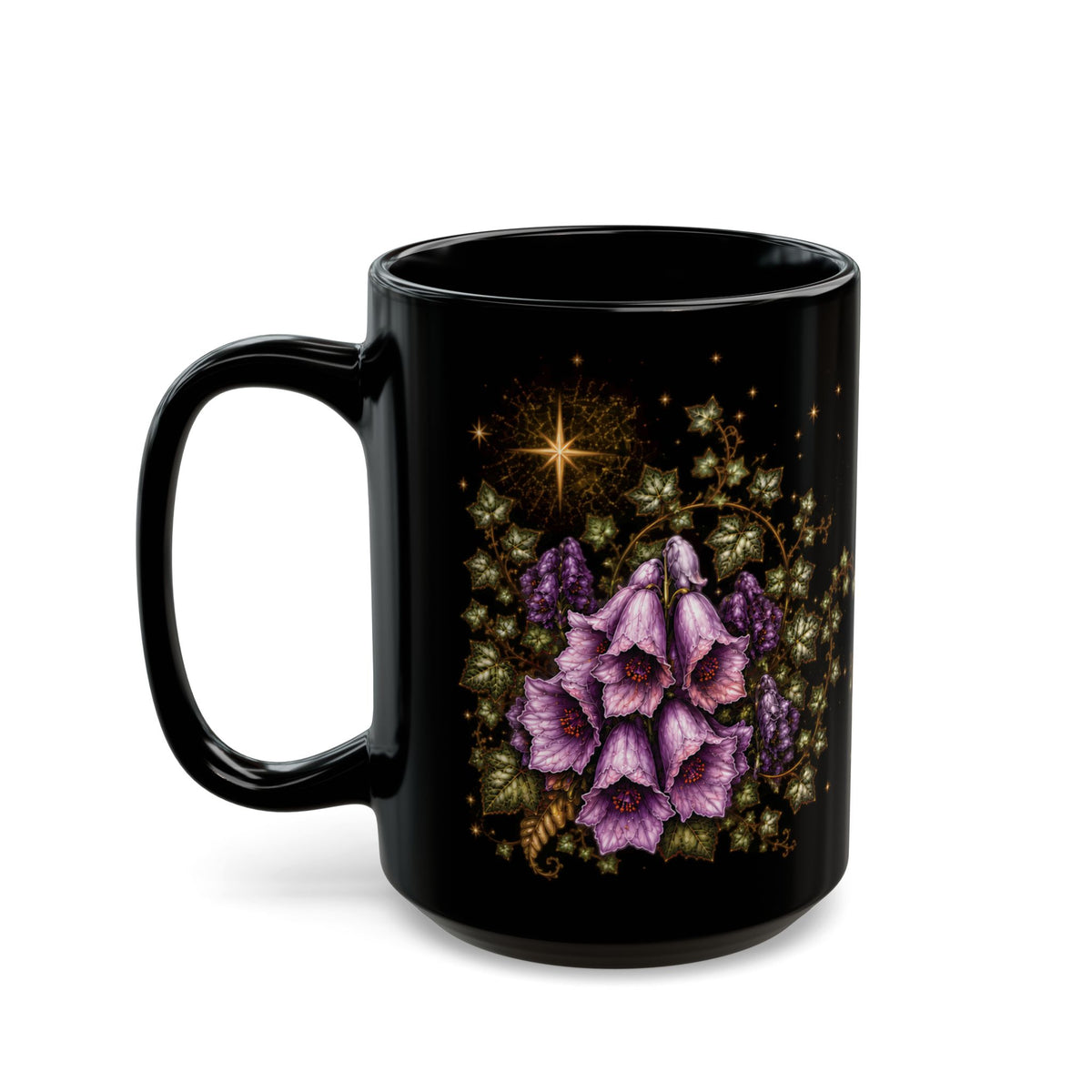 Wolfsbane Moonlit Halloween Personalized Black Mug