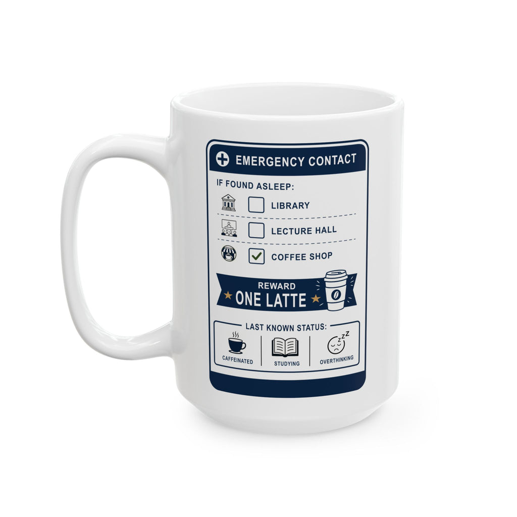 Personalized Back to School Mug, Student ID Mug, College Coffee Cup,