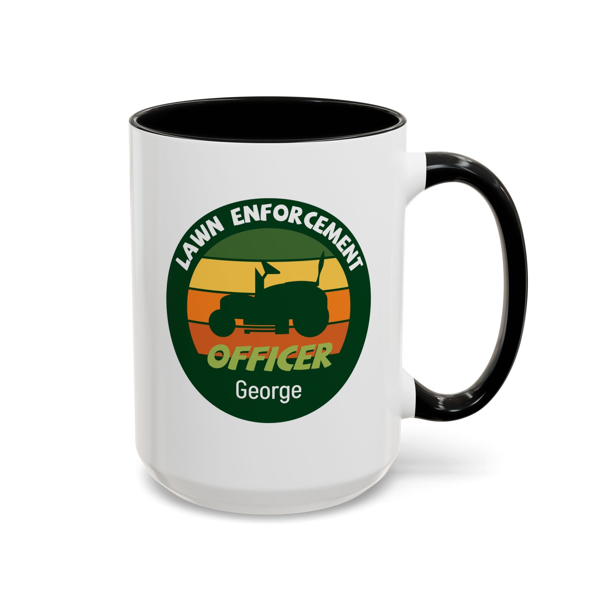 Personalized Lawn Enforcement Officer Mug – Funny Gardening