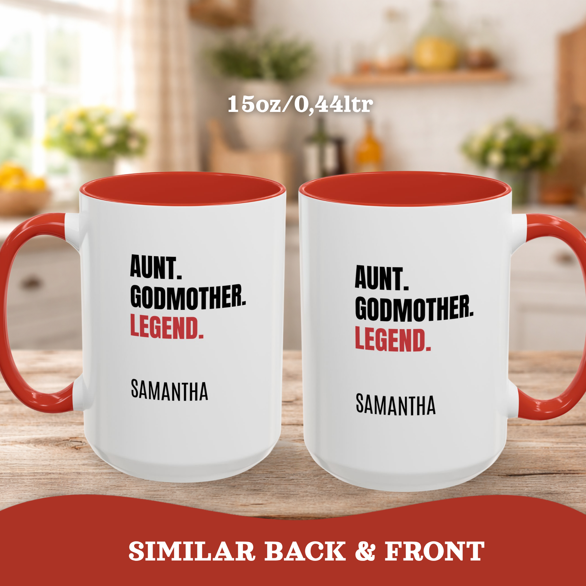 Personalized Aunt Godmother Mug, Godmother Gifts, Aunt Mug, Sister in Law Gift Mug, Gifts for Godmother Proposal Mug