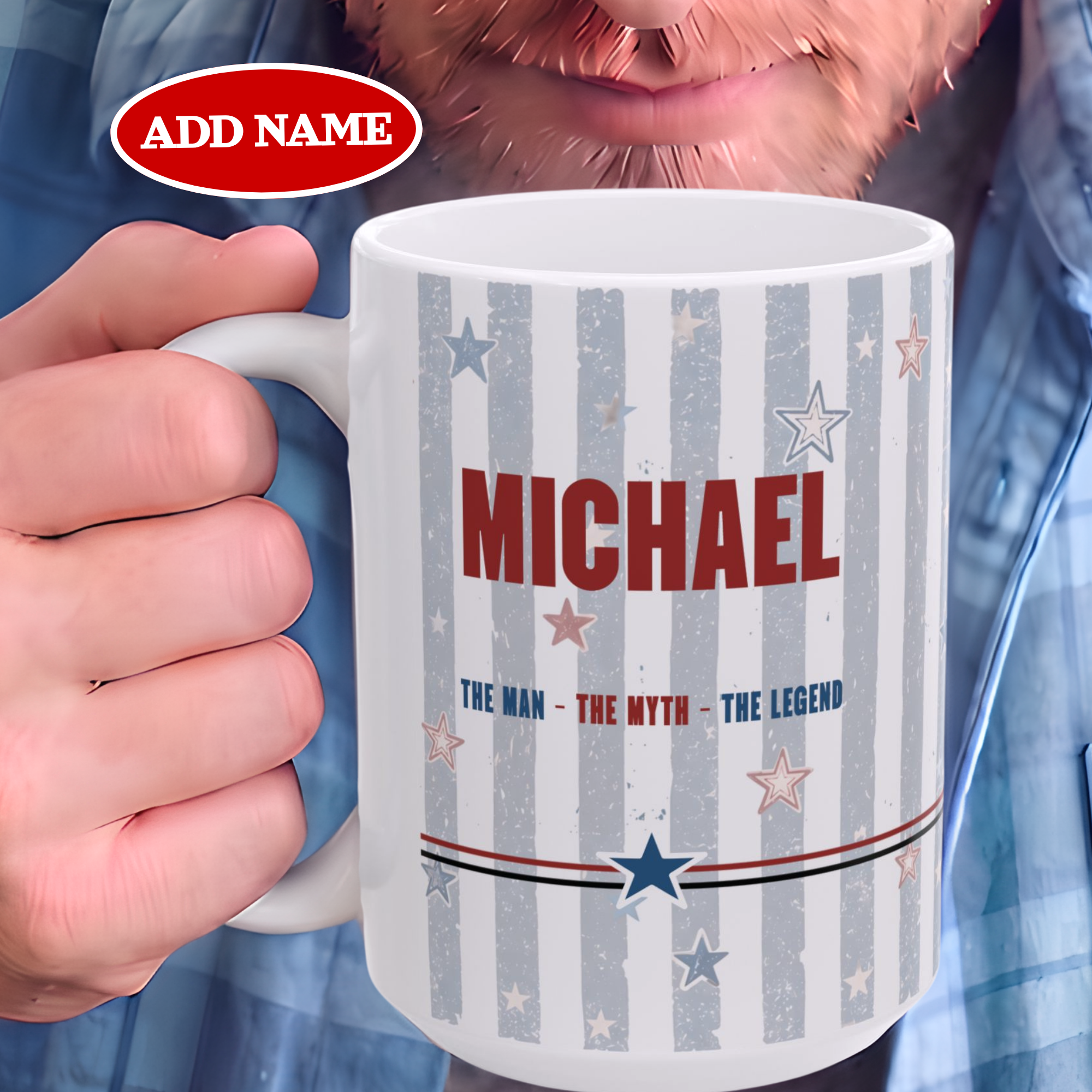 Custom Dad Gift, Personalizable Fathers Day Mug, Grandpa Mug, Bonus Dad Gift, Custom Step Dad Gifts coffee Mug