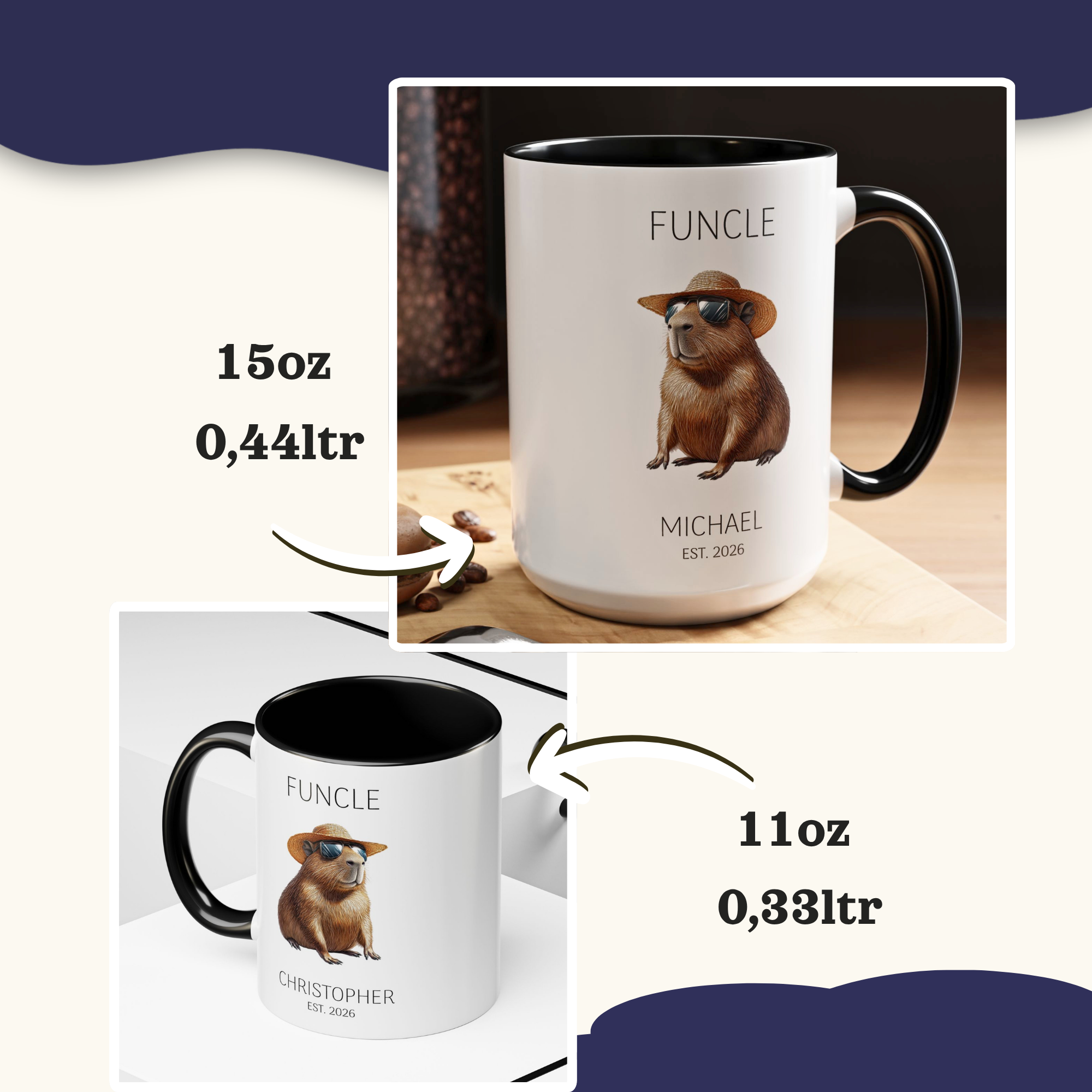 Personalized Funcle Mug, Uncle Gift, Brother Gift Mug, Brother in Law Gifts, Cool Uncle Cup, Custom Uncle Cup, Fathers Day Mug