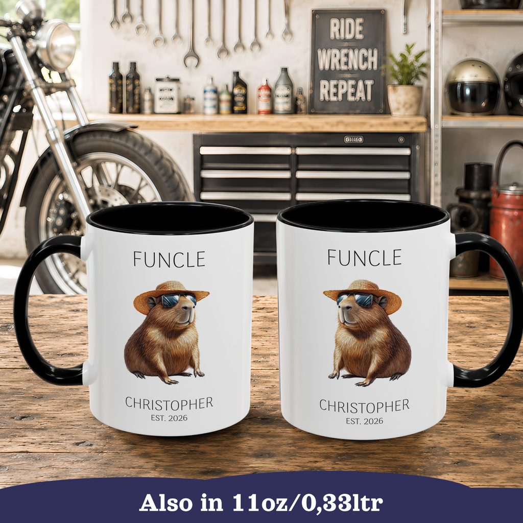 Personalized Funcle Mug, Uncle Gift, Brother Gift Mug, Brother in Law Gifts, Cool Uncle Cup, Custom Uncle Cup, Fathers Day Mug