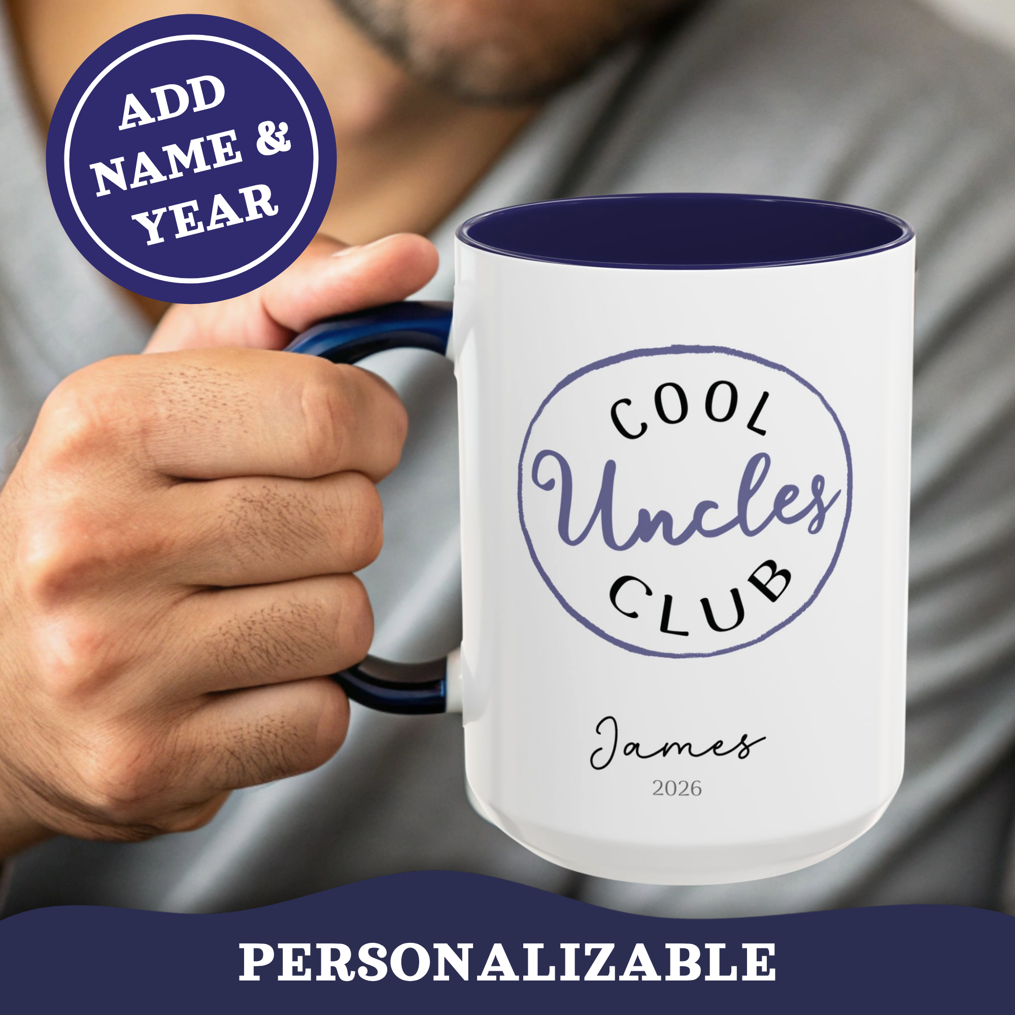 Personalized Cool Uncles Club Mug, Uncle Gift, Brother Gift Mug, Brother in Law Gifts, Cool Uncle Cup, Custom Uncle Cup, Fathers Day Mug
