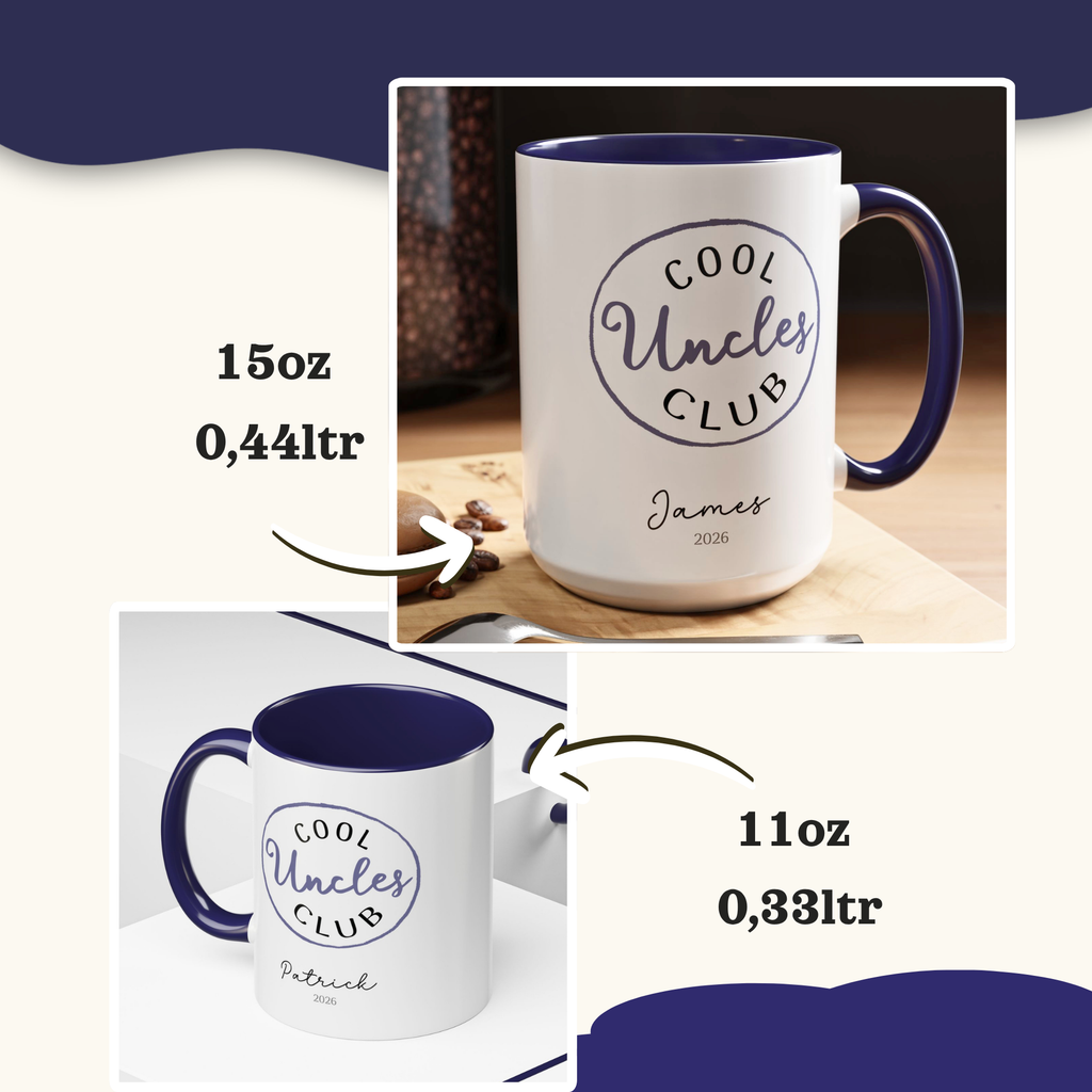Personalized Cool Uncles Club Mug, Uncle Gift, Brother Gift Mug, Brother in Law Gifts, Cool Uncle Cup, Custom Uncle Cup, Fathers Day Mug