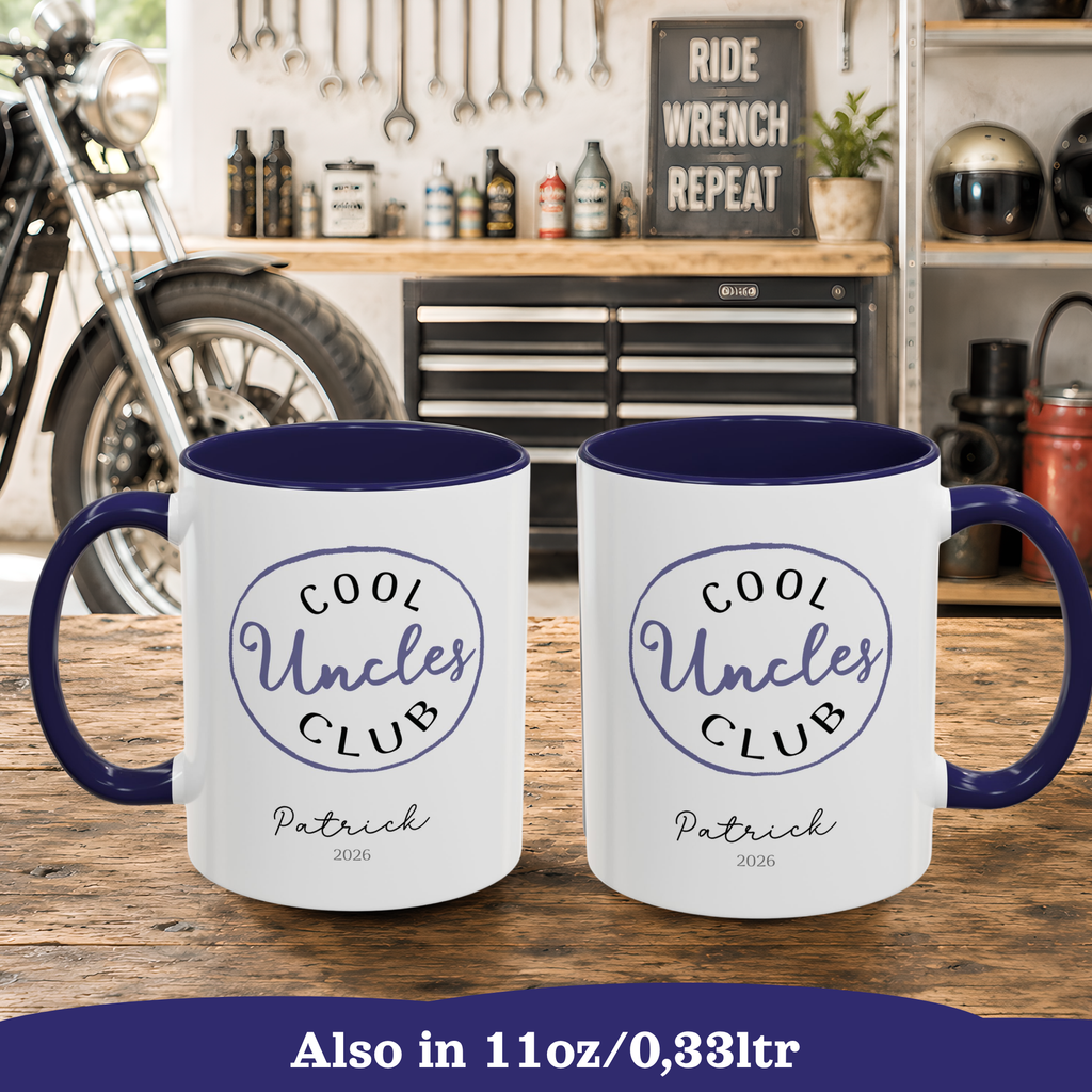 Personalized Cool Uncles Club Mug, Uncle Gift, Brother Gift Mug, Brother in Law Gifts, Cool Uncle Cup, Custom Uncle Cup, Fathers Day Mug
