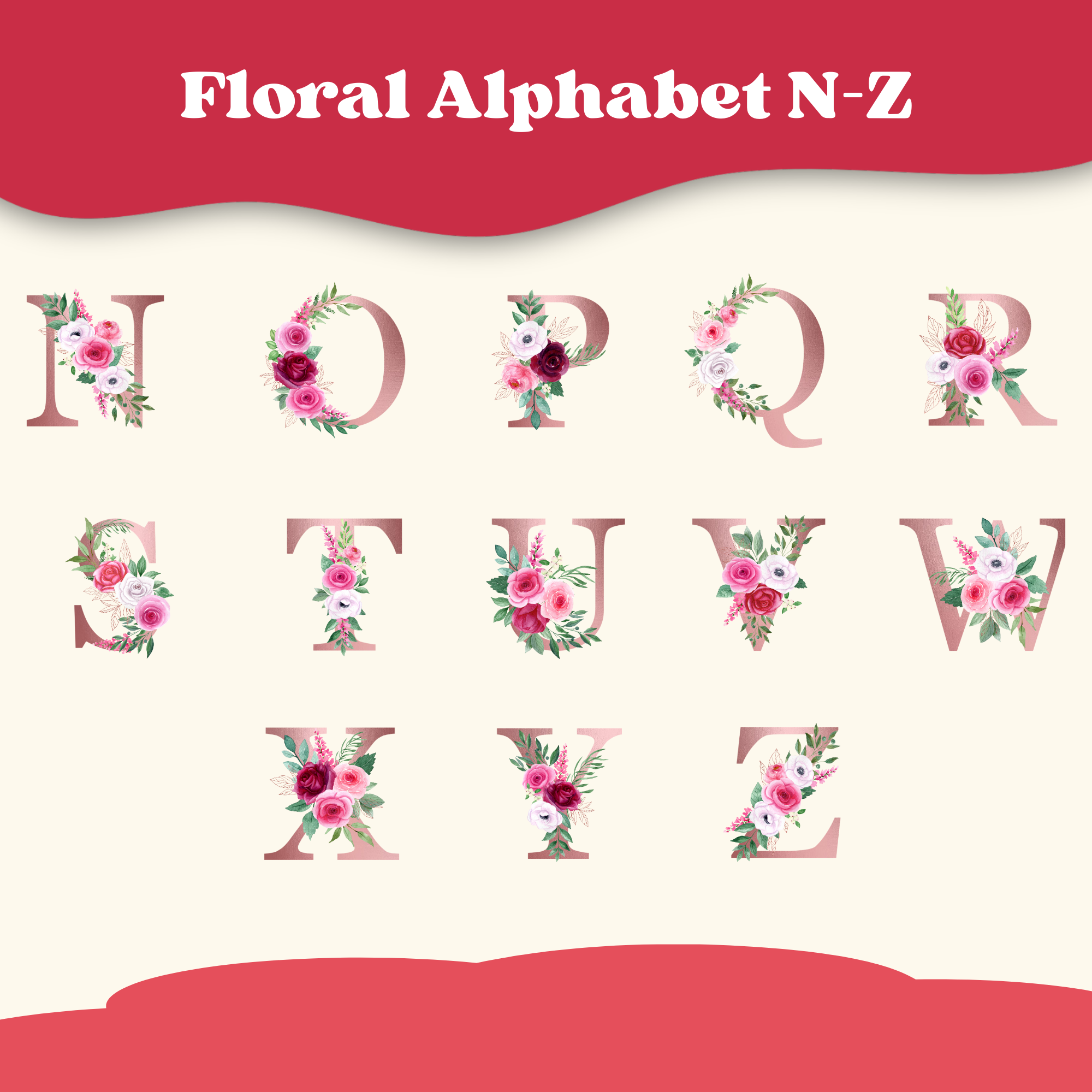 Custom Floral Name Mug, Personalized Initial Mug with Name, Custom Floral Letter Mug, Monogram Letter Mug, Personalized Initial Coffee Mug