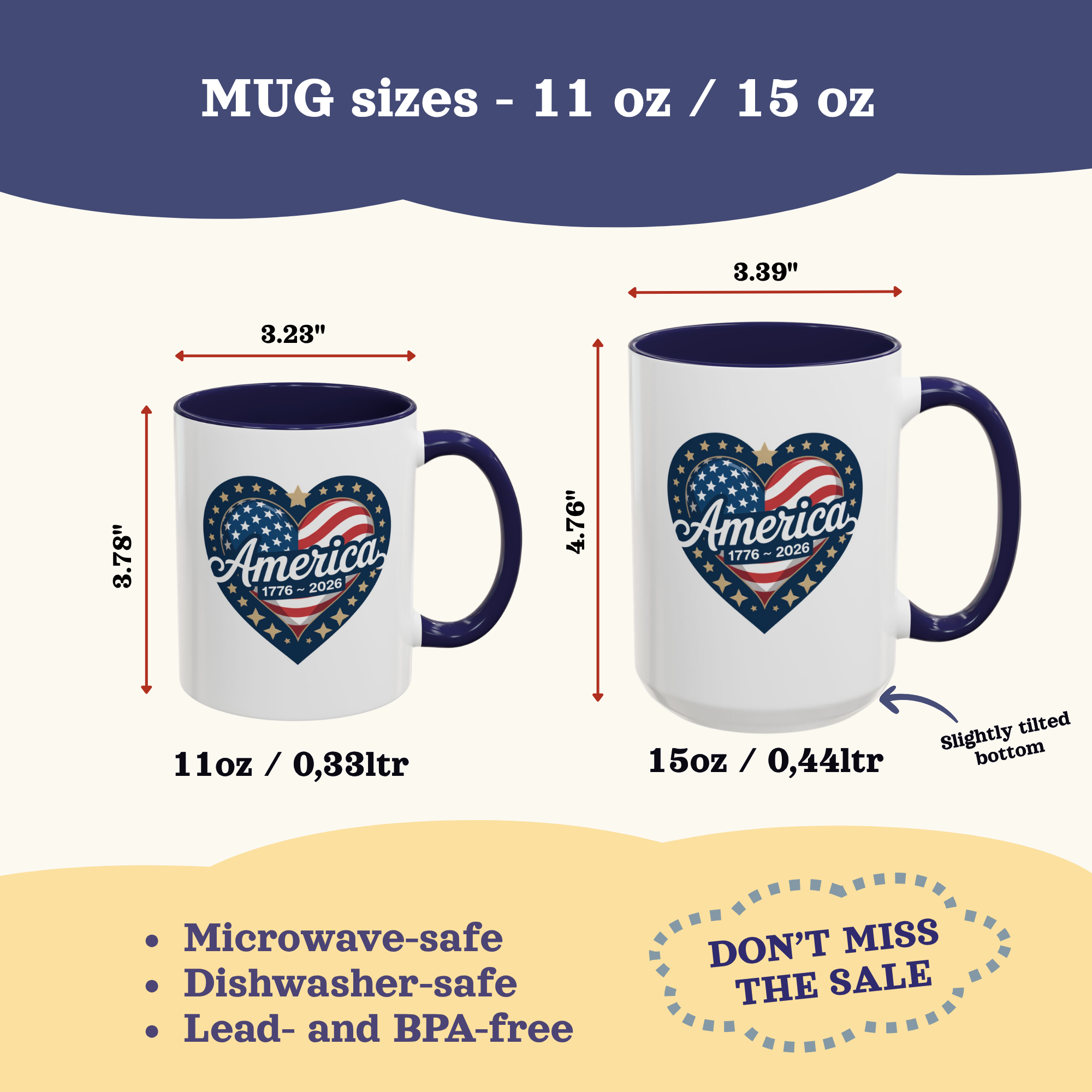 Personalizable 250th Anniversary American Flag Mug, 4th of July decor Mug, Patriotic decor Cup, Independence Day Mug