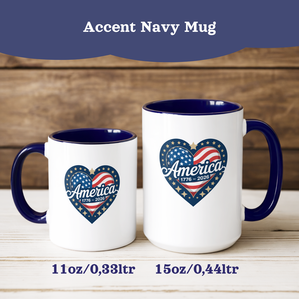 Personalizable 250th Anniversary American Flag Mug, 4th of July decor Mug, Patriotic decor Cup, Independence Day Mug
