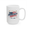 Personalizable 250th Anniversary Mug, Patriotic 4th of July Cup, USA 250 years America Mug, Independence Day Cup