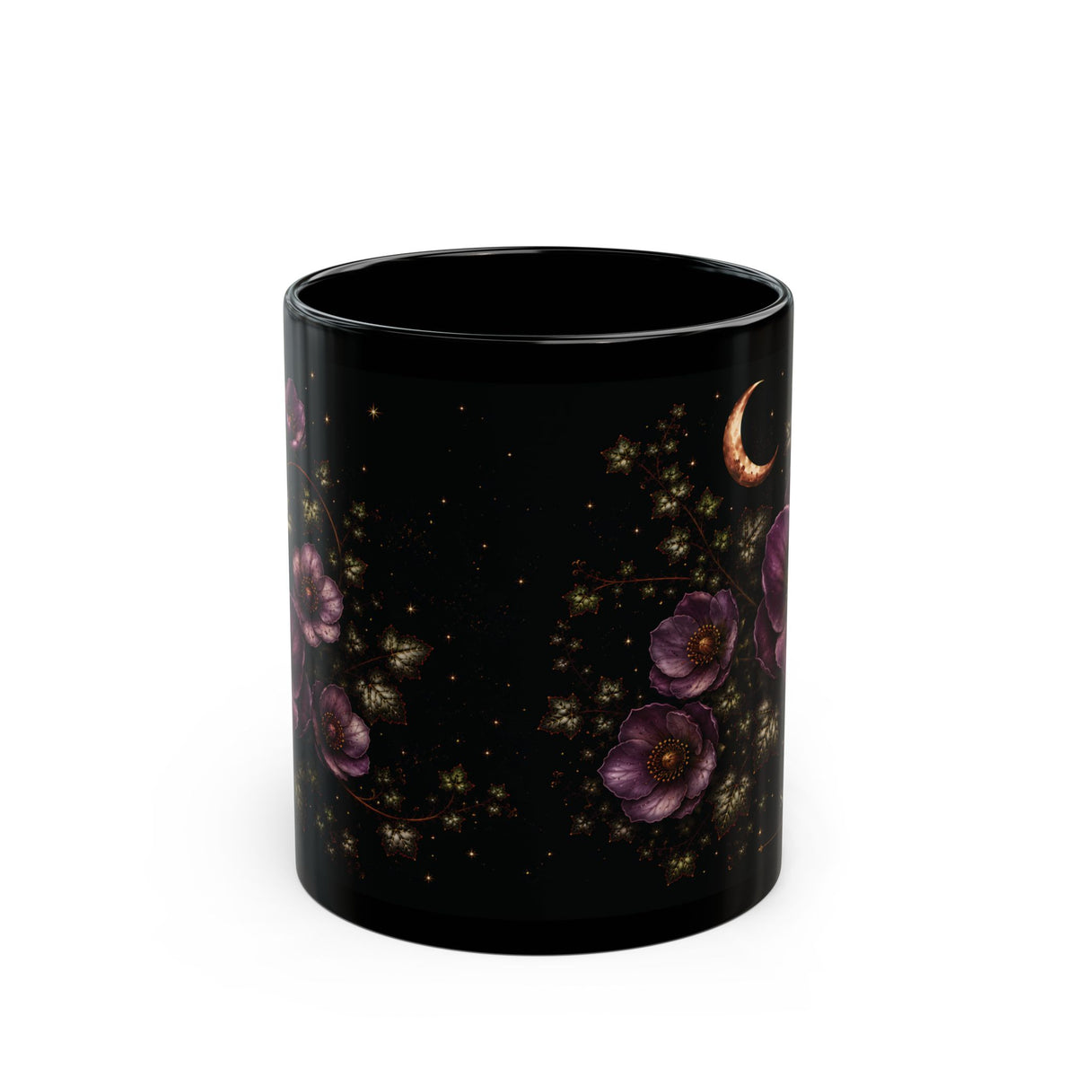Hellebore Moonlit Halloween Personalized Black Mug
