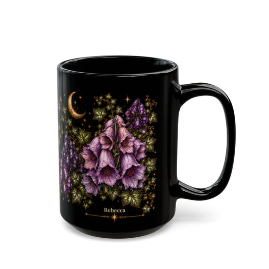 Wolfsbane Moonlit Halloween Personalized Black Mug