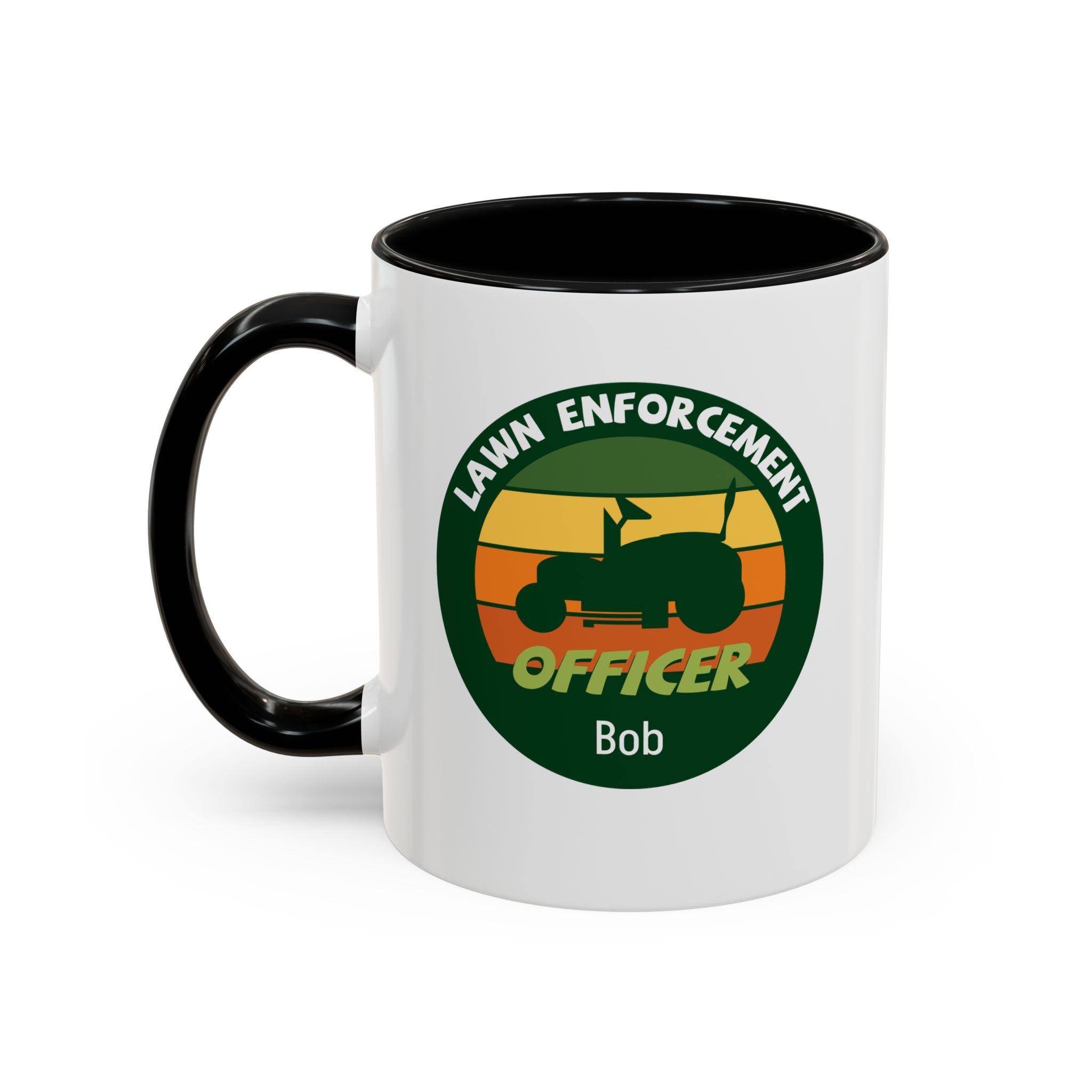 Personalized Lawn Enforcement Officer Mug – Funny Gardening