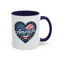 Personalizable 250th Anniversary American Flag Mug, 4th of July decor Mug, Patriotic decor Cup, Independence Day Mug
