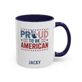 Personalizable 4th of July Mug, Personalized Independence Day Mug, Customizable Patriotic Cup