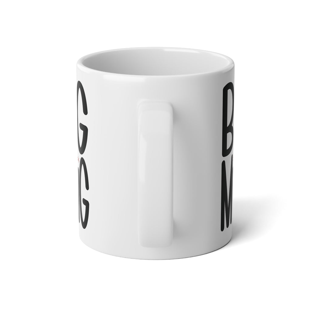Big Mug jumbo coffee mug, angled view showing handle.