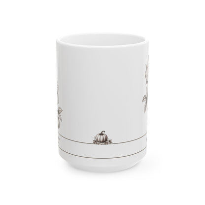 Hellebore Vintage Halloween personalized ceramic mug