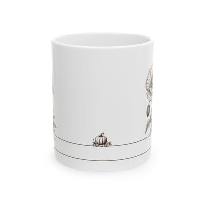 Poppy moonlit Halloween personalized ceramic mug