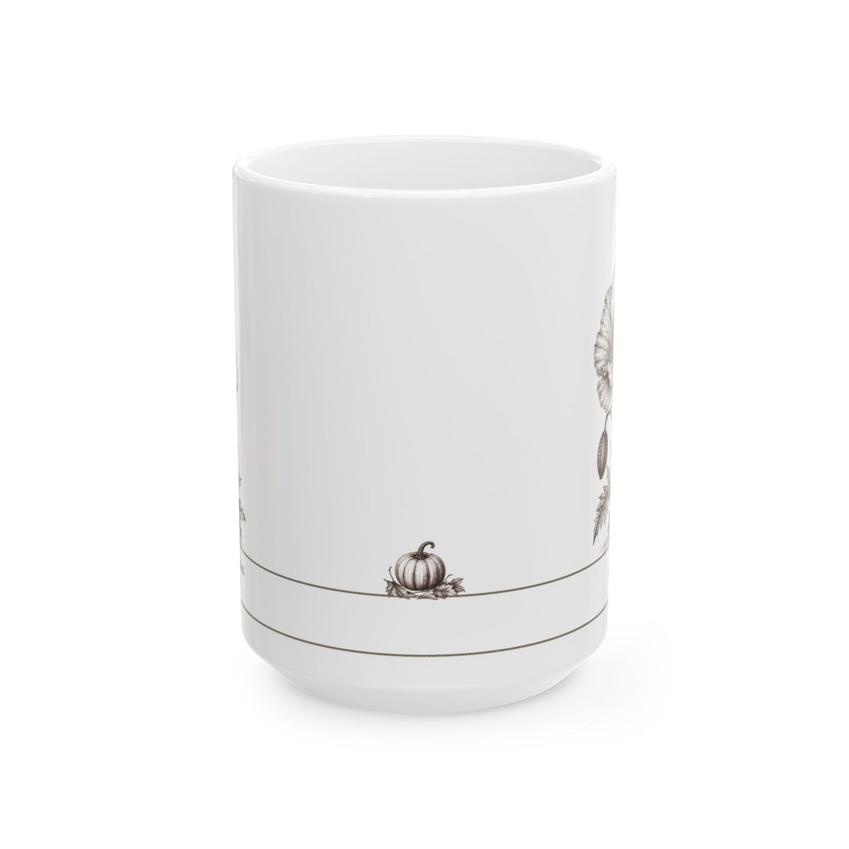 Poppy moonlit Halloween personalized ceramic mug