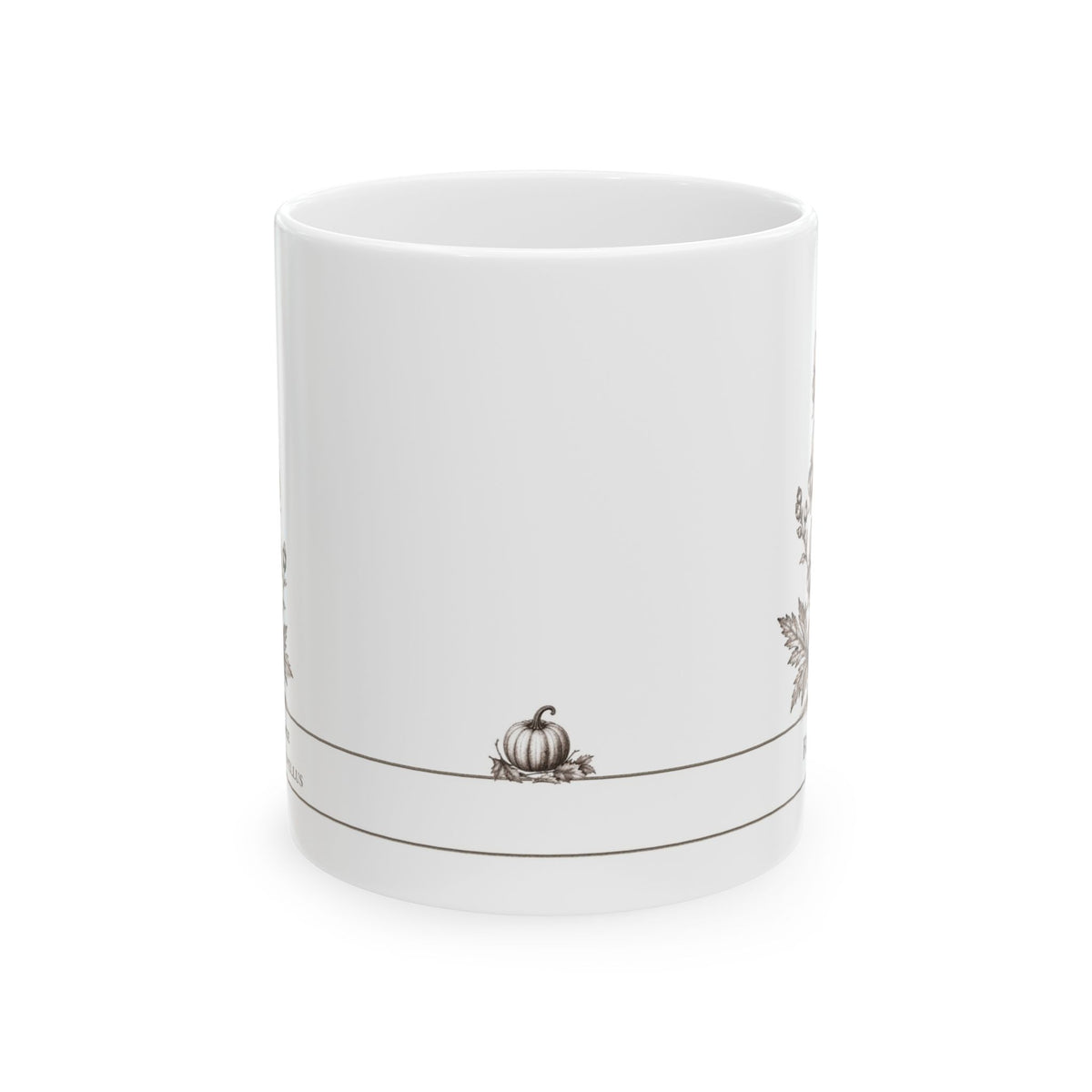 Wolfsbane moonlit Halloween personalized ceramic mug